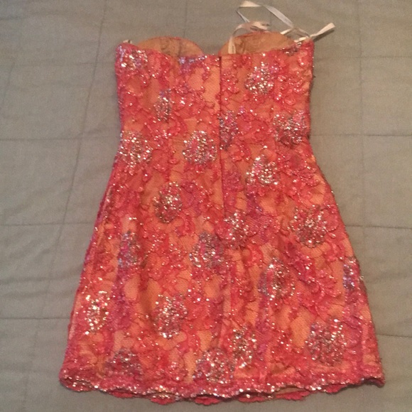 Sherri Hill Mini Dress - Pink Prom/Pageant/Homecoming! - Picture 4 of 5